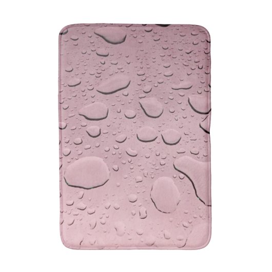 Abstracte patronen  Roos goud Badmat (Voorkant Verticaal)