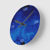 Abstracte  patroon — blauw ronde klok (Hoek)