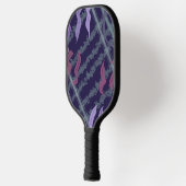 Abstracte patroon kunst van waterverfstreken pickleball paddle (Links)
