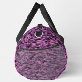 Abstracte Patroon Paarse Zwarte Duffel Bag Plunjezak (Rechts)