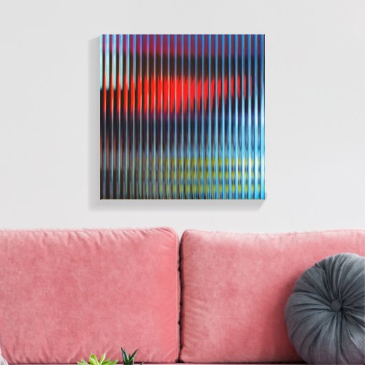 Abstracte patroonachtergrond canvas afdruk (Insitu (Woonkamer))