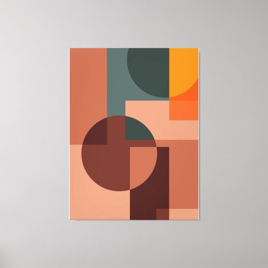Abstracte patroonachtergrond canvas afdruk (Voorkant)