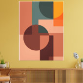 Abstracte patroonachtergrond canvas afdruk (Insitu (Woonkamer))