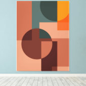 Abstracte patroonachtergrond canvas afdruk (Insitu (Houten vloer))