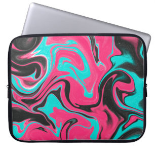 Abstracte patroonachtergrond met verloopstructuur laptop sleeve