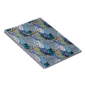 Abstracte patroonachtergrond notitieboek (Rechterzijde)