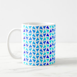 Abstracte patroonblues koffiemok