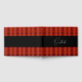 Abstracte patroonbruiloft gastenboek (Volledig)