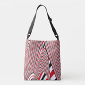 Abstracte patrooncreatie 2 crossbody tas (Achterkant)