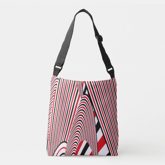 Abstracte patrooncreatie 2 crossbody tas (Voorkant)