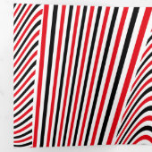 Abstracte Patrooncreatie 2 Drieluik Wenskaart (Binnenzijde eerst)