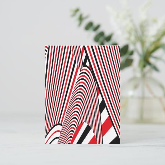 Abstracte Patrooncreatie 2 Feestdagenkaart (Staand voorkant)