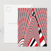 Abstracte Patrooncreatie 2 Feestdagenkaart (Voorkant / Achterkant)
