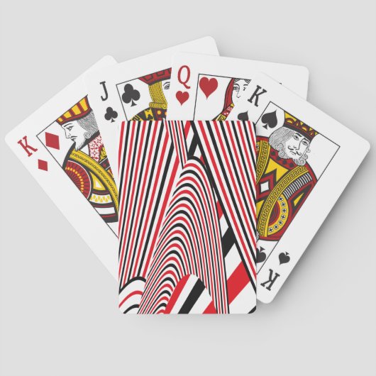Abstracte Patrooncreatie 2 Pokerkaarten (Achterkant)