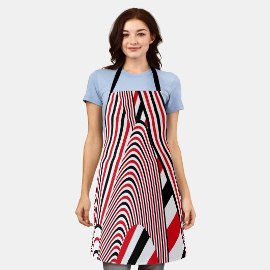 Abstracte Patrooncreatie 2 Schort (Gedragen)