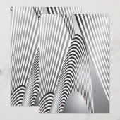 Abstracte Patrooncreatie 3 Bedankkaart (Voorkant / Achterkant)