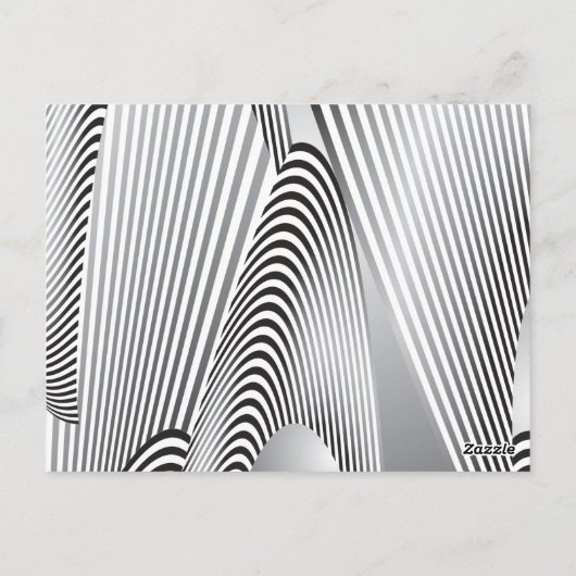 Abstracte Patrooncreatie 3 Briefkaart (Achterkant)