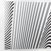 Abstracte Patrooncreatie 3 Drieluik Wenskaart (Binnenzijde eerst)