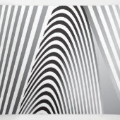 Abstracte Patrooncreatie 3 Drieluik Wenskaart (Binnenkant midden)