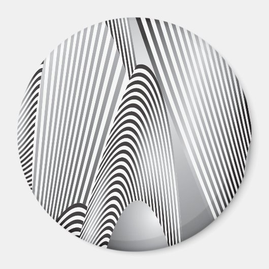 Abstracte Patrooncreatie 3 Magneet (Voorkant)