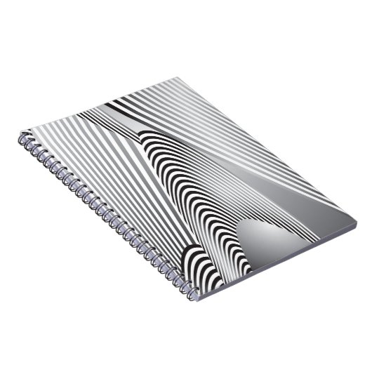 Abstracte Patrooncreatie 3 Notitieboek (Rechterzijde)