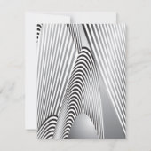 Abstracte Patrooncreatie 3 Notitiekaartje (Achterkant)