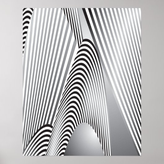 Abstracte Patrooncreatie 3 Poster (Voorkant)