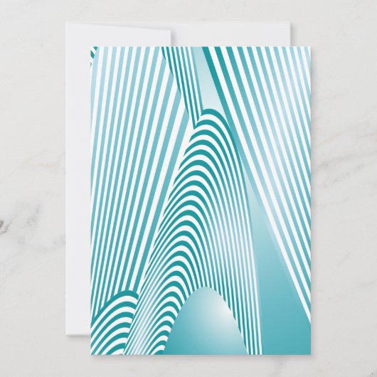 Abstracte Patrooncreatie 4 Bedankkaart (Voorkant)