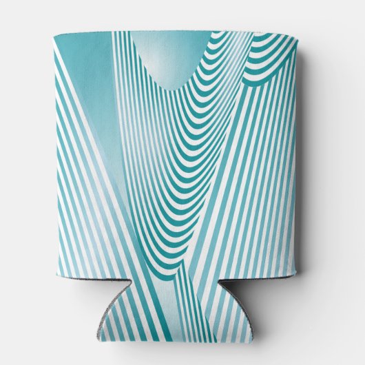 Abstracte Patrooncreatie 4 Blikjeskoeler (Achterkant)