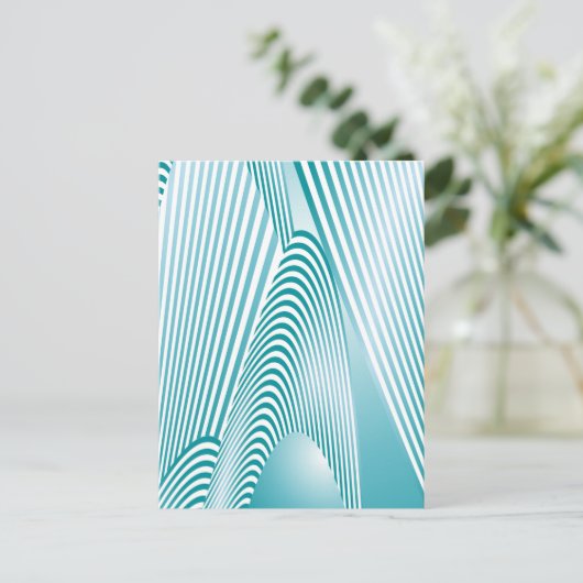 Abstracte Patrooncreatie 4 Briefkaart (Staand voorkant)