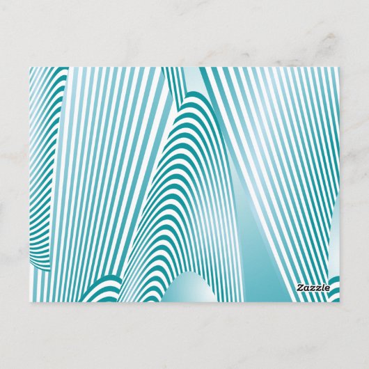 Abstracte Patrooncreatie 4 Briefkaart (Achterkant)