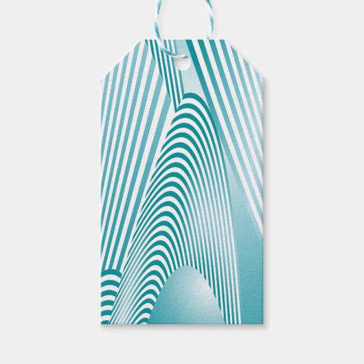 Abstracte Patrooncreatie 4 Cadeaulabel (Voorkant)