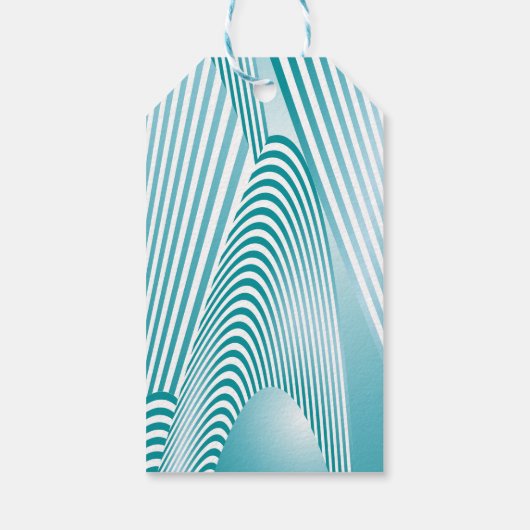 Abstracte Patrooncreatie 4 Cadeaulabel (Achterkant)