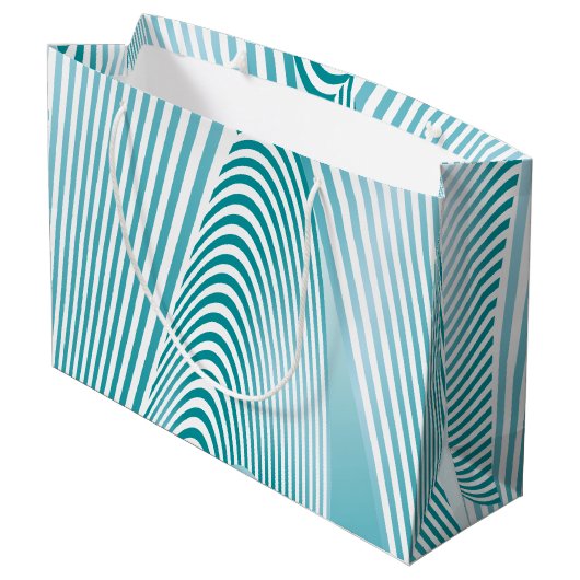 Abstracte Patrooncreatie 4 Groot Cadeauzakje (Achterkant Gekanteld)