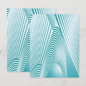 Abstracte patrooncreatie 4 notitiekaartje (Voorkant / Achterkant)