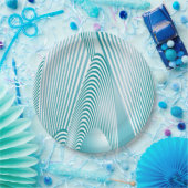 Abstracte Patrooncreatie 4 Papieren Bordje (Feest)