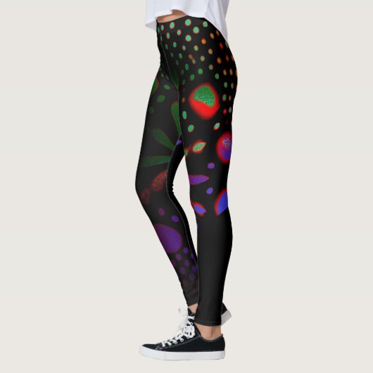 abstracte patroonkunst leggings (Links)
