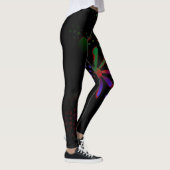 abstracte patroonkunst leggings (Rechts)