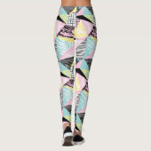 Abstracte Patroonleggings Leggings (Achterkant)