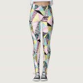Abstracte Patroonleggings Leggings (Voorkant)