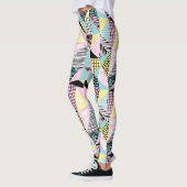 Abstracte Patroonleggings Leggings (Links)