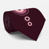 Abstracte patroonstropdas stropdas (Opgerold)