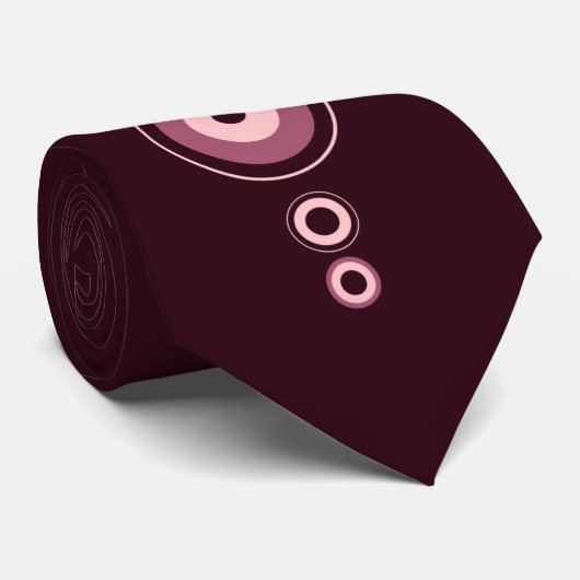 Abstracte patroonstropdas stropdas (Opgerold)