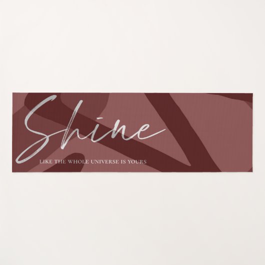 Abstracte patroonvormig zoals het universum is zoa yogamat (Voorkant (horizontaal))