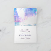 Abstracte Pauw, Aquarel Bedankkaartjes Bedankkaart (Binnen)