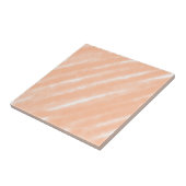 Abstracte Peach Fuzz Waterverf Bold Modern Minimal Tegeltje (Zijkant)