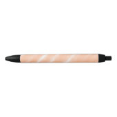 Abstracte Peach Fuzz Waterverf Pattern Bold Modern Zwarte Inkt Pen (Voorkant)