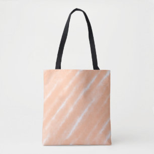 Abstracte Peach Fuzz Waterverf Pattern Modern Tote Bag