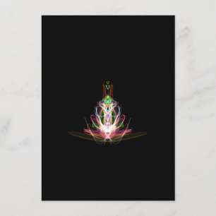 Abstracte Peacock Behuizing Kaart