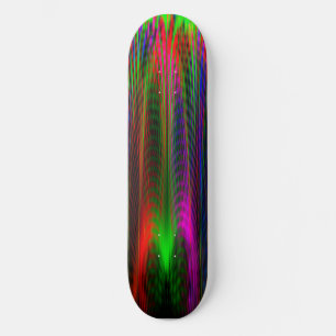 Abstracte Peacock Colors Skateboard